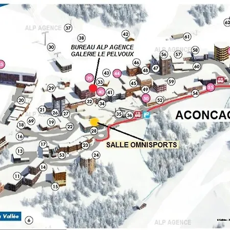 L'aconcagua - 3 Pieces 6/7 Pers - Aconcagua - 306ac - Plagne Centre Mae-8944 * La Plagne
